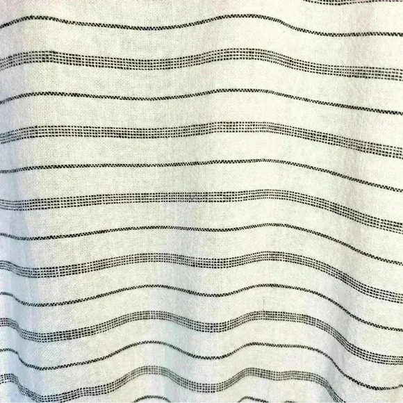 Lou & Grey Linen Blend Striped Dress • Size X-Small - Picture 7 of 12